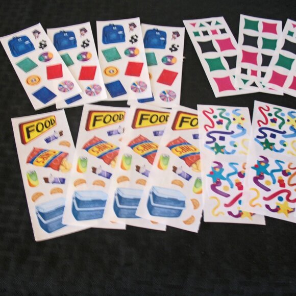 Creative Memories LotStickers, 22 studio -Sports, Backpacks, Celebrate, Food NEW - Picture 2 of 6